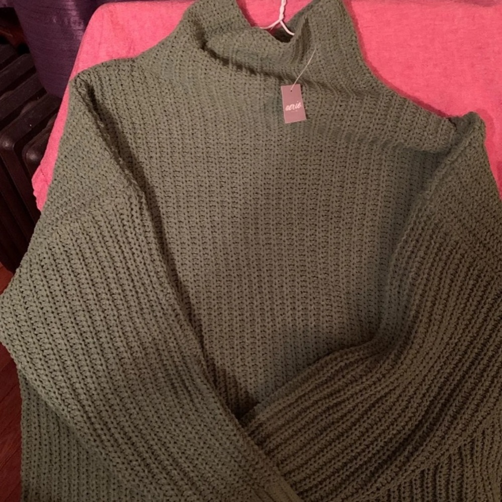 Aerie Green Sweater